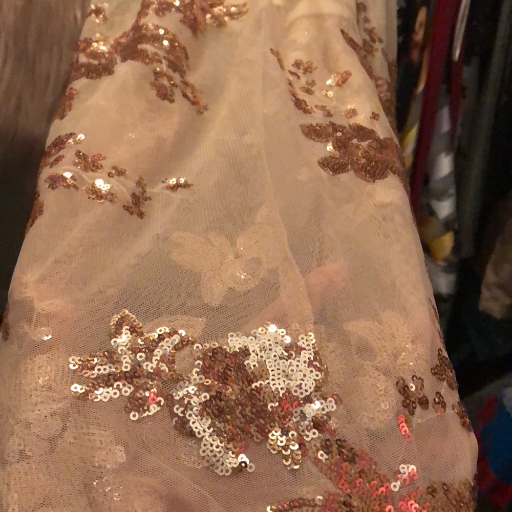 Golden goddess dress (fashion nova) - Picture 4 of 7